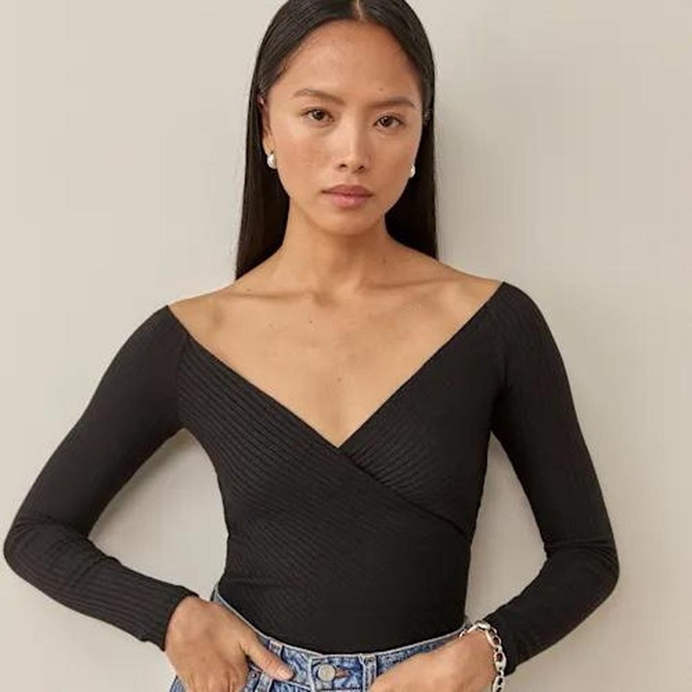 Reformation minnie knit top